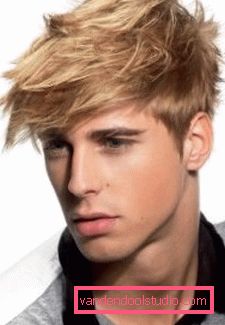 Muška frizura s šiškom Mogućnosti za muške frizure s bangs i styling