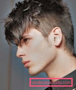 Muška frizura s šiškom Mogućnosti za muške frizure s bangs i styling