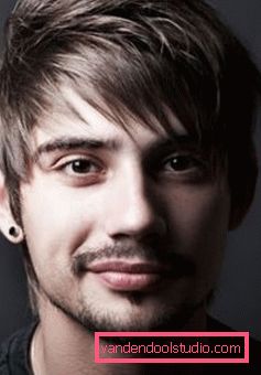 Muška frizura s bangs - duga kosa Mogućnosti za muške frizure s bangs i styling