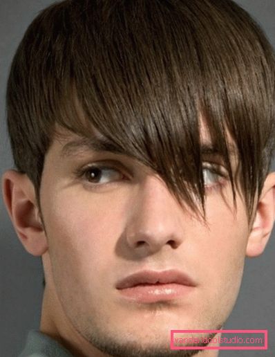 Muška frizura s bangs - duga kosa Mogućnosti za muške frizure s bangs i styling