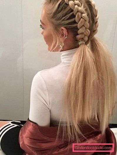 Školska frizura za dugu kosu Varijante školskih frizura za djevojčice bilo koje duljine