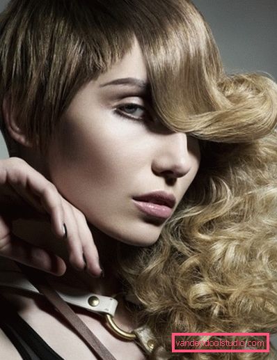 Asimetrične kreativne frizure za dugu kosu Vrste kreativnih frizura za dugu kosu