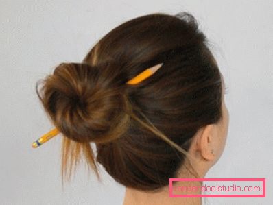 Olovka frizura Izrada frizura s olovkom - različite ideje za styling na olovci