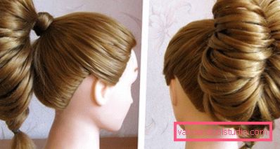Pljuni na olovku Izrada frizura s olovkom - različite ideje za styling na olovci