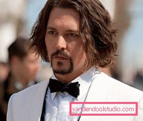 Sve frizure i frizure Johnny Depp