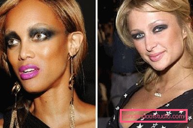 zastrašujuće naslikao Taira Banks i Paris Hilton